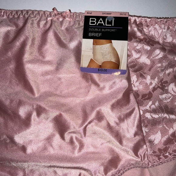 Bali Double Support Brief NWT Studio Pink Size 10 - Picture 3 of 15
